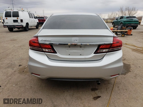 2015 Honda Civic Sedan LX with VIN 2HGFB2F50FH559122, listed as a Copart auction lot 45936225 with 115,870 mi miles and Salvage Title. Bid and sale history available at carsss.com. Image 6.