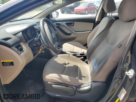 2016 Hyundai Elantra SE with VIN 5NPDH4AE7GH722008, listed as a Copart auction lot 53365985 with 67,181 mi miles and Salvage Title. Bid and sale history available at DreamBid. Image 7.