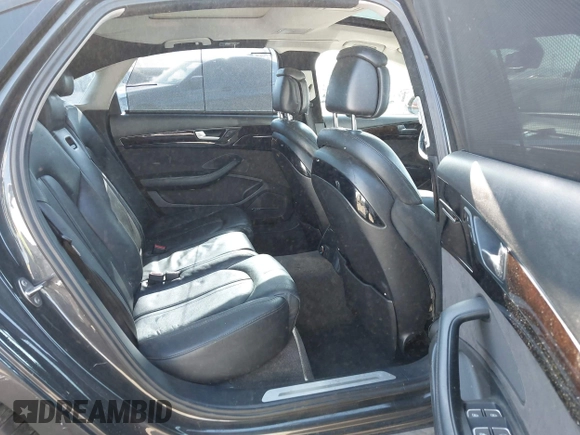 2011 Audi A8 with VIN WAURVAFD9BN014362, listed as a IAAI auction lot 41960366 with 135,244 mi miles and . Bid and sale history available at DreamBid. Image 8.