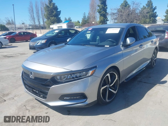 2019 Honda Accord Sedan Sport 1.5T with VIN 1HGCV1F30KA033438, listed as a IAAI auction lot 41758952 with 56,510 mi miles. Bid and sale history available at carsss.com. Image 17.