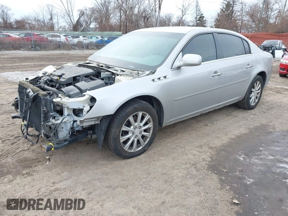 2010 Buick Lucerne CXL with VIN 1G4HC5EM8AU111422, listed as a IAAI auction lot 41485341 with 57,334 mi miles and . Bid and sale history available at DreamBid. Image 2.