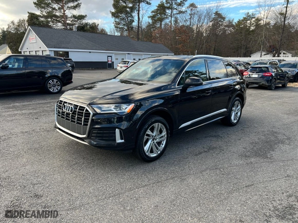2021 Audi Q7 Premium with VIN WA1AJAF75MD038795, listed as a Copart auction lot 86020114 with 93,803 mi miles and Clean Title. Bid and sale history available at carsss.com. Image 2.