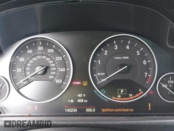 2015 BMW 3 Series 320i with VIN WBA3B1G50FNT07370, listed as a IAAI auction lot 39681712 with 145,234 mi miles and . Bid and sale history available at DreamBid. Image 7.