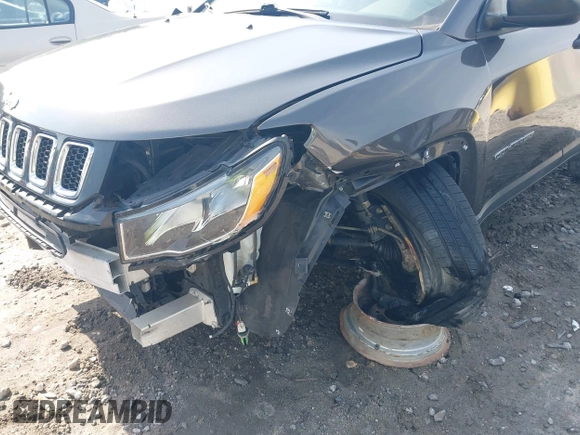 2018 Jeep Compass Sport with VIN 3C4NJDAB2JT136225, listed as a IAAI auction lot 42279668 with 145,967 mi miles and . Bid and sale history available at DreamBid. Image 6.