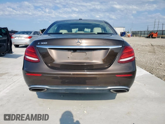 2018 Mercedes-Benz E 300 with VIN WDDZF4JB3JA312599, listed as a Copart auction lot 60413375 with Not provided miles and Salvage title. Bid and sale history available at DreamBid. Image 6.