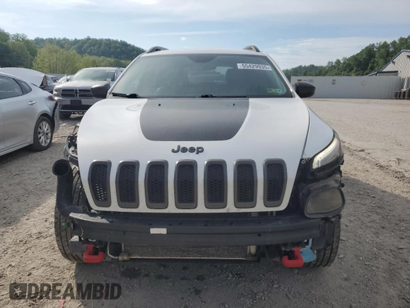 2017 Jeep Cherokee Trailhawk с VIN 1C4PJMBS3HW618441, выставлен на аукционе Copart как лот 55429935 с пробегом 138 897 миль миль и Списание • Salvage title. История ставок и продаж доступна на DreamBid. Изображение 5.