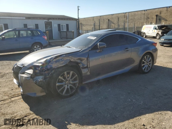 2016 Lexus RC 300 F Sport with VIN JTHSM5BC1G5000439, listed as a Copart auction lot 50539755 with 36,401 mi miles and Salvage Title. Bid and sale history available at DreamBid. Image 1.