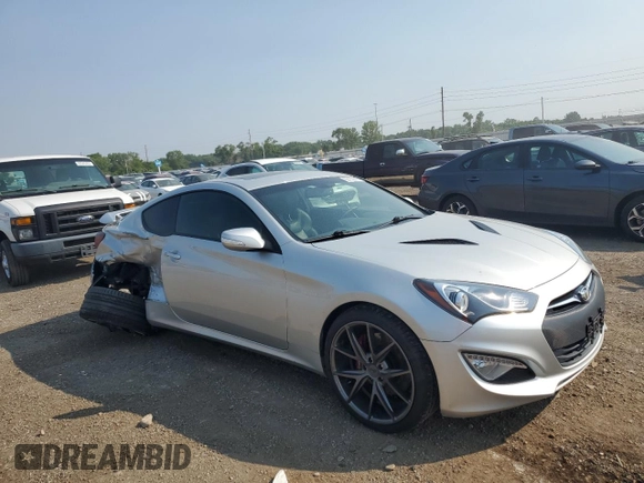 2013 Hyundai Genesis Coupe R-Spec z VIN KMHHU6KJ7DU101207, wystawiony jako Copart lot #60152565 z przebiegiem 67 807 mil mil oraz Szkoda całkowita • Salvage title. Historia ofert i sprzedaży dostępna na DreamBid. Obrazek 4.
