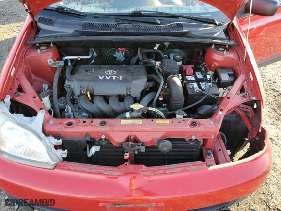 2001 Toyota ECHO with VIN JTDBT123410131771, listed as a Copart auction lot 42635875 with 72,695 mi miles and Salvage Title. Bid and sale history available at carsss.com. Image 11.