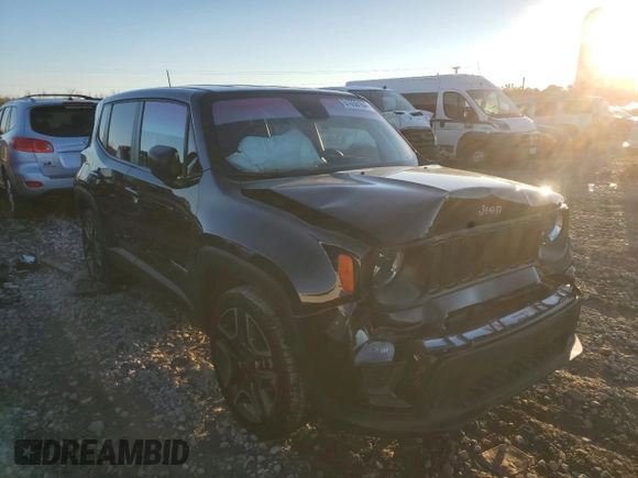 2021 Jeep Renegade Jeepster with VIN ZACNJCAB8MPM18162, listed as a Copart auction lot 81050164 with 37,526 mi miles and Salvage title. Bid and sale history available at DreamBid. Image 4.