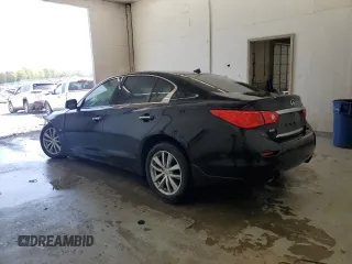 2016 Infiniti Q50 with VIN JN1EV7AR0GM341143, listed as a Copart auction lot 52911345 with 93,663 mi miles and Salvage Title. Bid and sale history available at DreamBid. Image 2.