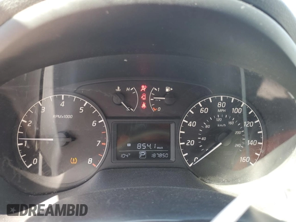 2017 Nissan Sentra S with VIN 3N1AB7AP6HY237695, listed as a Copart auction lot 52193425 with 187,850 mi miles and Salvage Title. Bid and sale history available at DreamBid. Image 9.