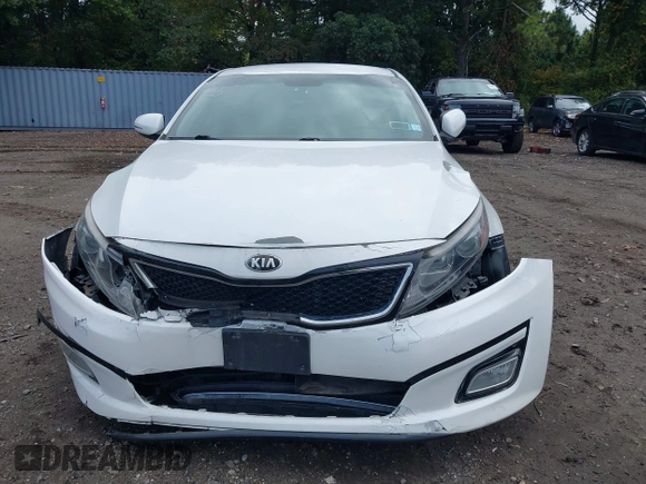2014 Kia Optima SXL Turbo with VIN 5XXGR4A65EG263055, listed as a IAAI auction lot 40468453 with 93,494 mi miles and . Bid and sale history available at DreamBid. Image 12.