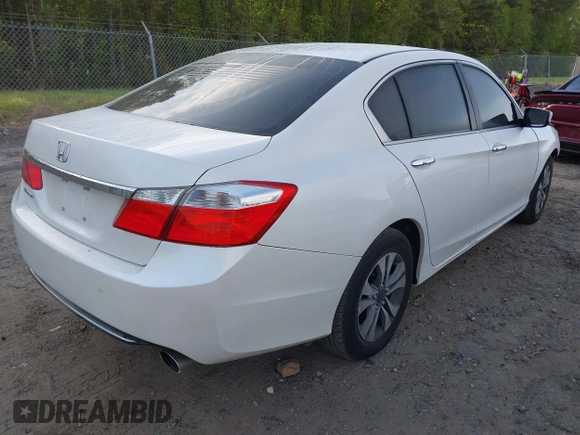 2014 Honda Accord LX with VIN 1HGCR2F35EA134201, listed as a IAAI auction lot 41997392 with 85,649 mi miles and . Bid and sale history available at carsss.com. Image 4.