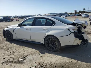 2023 BMW M3 Competition xDrive with VIN WBS43AY01PFN54537, listed as a Copart auction lot 49723805 with 0 mi miles and Salvage Title. Bid and sale history available at carsss.com. Image 2.