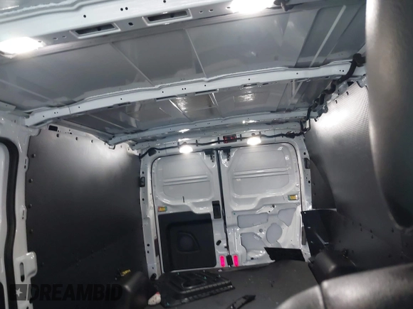 2020 Ford Transit Cargo with VIN 1FTYE1Y86LKA08570, listed as a IAAI auction lot 41571478 with 21,405 mi miles and . Bid and sale history available at DreamBid. Image 8.