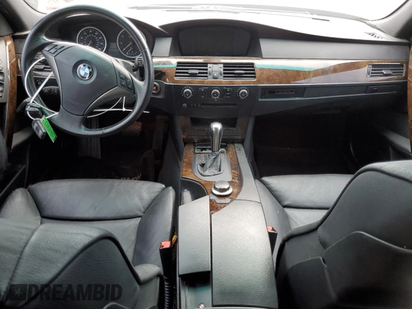 2006 BMW 5 Series 550i with VIN WBANB53526CP02300, listed as a Copart auction lot 80084714 with Not Provided miles and Salvage Title. Bid and sale history available at DreamBid. Image 8.