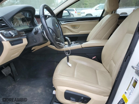 2016 BMW 5 Series 528i with VIN WBA5A5C53GD525867, listed as a Copart auction lot 50520265 with 129,495 mi miles and Clean Title. Bid and sale history available at carsss.com. Image 7.