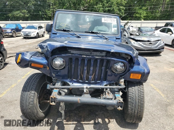 2006 Jeep Wrangler Unlimited LWB with VIN 1J4FA44S36P766549, listed as a Copart auction lot 64577974 with 0 mi miles and Salvage Title. Bid and sale history available at carsss.com. Image 5.