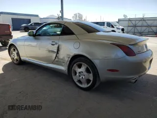 2002 Lexus SC 430 z VIN JTHFN48Y920001694, wystawiony jako Copart lot #48385885 z przebiegiem 105 296 mil mil oraz Szkoda całkowita • Salvage title. Historia ofert i sprzedaży dostępna na DreamBid. Obrazek 2.
