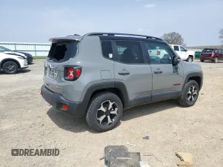 2021 Jeep Renegade Trailhawk with VIN ZACNJDC14MPN35358, listed as a Copart auction lot 54552595 with 10,702 mi miles and Salvage title. Bid and sale history available at DreamBid. Image 3.