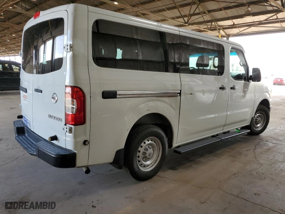 2019 Nissan NV Passenger NV3500 HD SV with VIN 5BZBF0AA3KN853139, listed as a Copart auction lot 45419355 with 28,173 mi miles and Salvage Title. Bid and sale history available at carsss.com. Image 3.