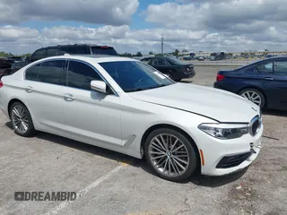 2018 BMW 5 Series 540i with VIN WBAJE5C50JWA96432, listed as a IAAI auction lot 41983684 with 48,955 mi miles and . Bid and sale history available at carsss.com. Image 1.