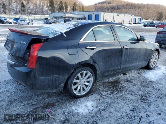 2018 Cadillac ATS AWD z VIN 1G6AE5RX1J0107534, wystawiony jako Copart lot #42672575 z przebiegiem 76 926 mil mil oraz Szkoda całkowita • Salvage title. Historia ofert i sprzedaży dostępna na DreamBid. Obrazek 3.