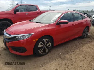2017 Honda Civic EX-L z VIN 2HGFC1F72HH660030, wystawiony jako Copart lot #58150345 z przebiegiem 47 311 mil mil oraz Szkoda całkowita • Salvage title. Historia ofert i sprzedaży dostępna na DreamBid. Obrazek 1.