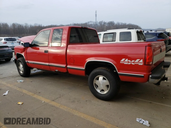 1997 Chevrolet Silverado 1500 with VIN 2GCEK19R4V1250361, listed as a Copart auction lot 48798925 with 90,193 mi miles and Salvage Title. Bid and sale history available at DreamBid. Image 2.