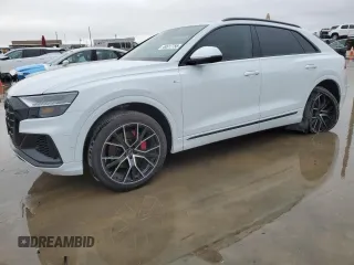 2021 Audi Q8 Premium Plus with VIN WA1EVAF1XMD026529, listed as a Copart auction lot 44617755 with 29,769 mi miles and Salvage Title. Bid and sale history available at carsss.com. Image 1.