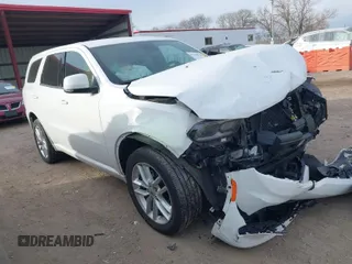 2022 Dodge Durango GT with VIN 1C4RDJDG1NC137561, listed as a IAAI auction lot 41168918 with 59,676 mi miles and . Bid and sale history available at DreamBid. Image 1.