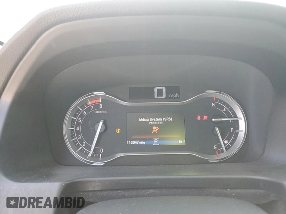 2017 Honda Ridgeline RTL-T with VIN 5FPYK2F69HB010616, listed as a Copart auction lot 58718625 with 113,047 mi miles and Salvage title. Bid and sale history available at DreamBid. Image 9.