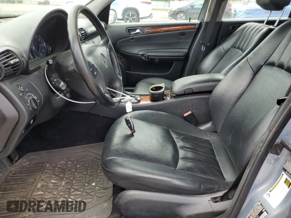 2006 Mercedes-Benz C 280 Luxury with VIN WDBRF92H06F774525, listed as a Copart auction lot 56531665 with 20,148 mi miles and Salvage title. Bid and sale history available at DreamBid. Image 7.