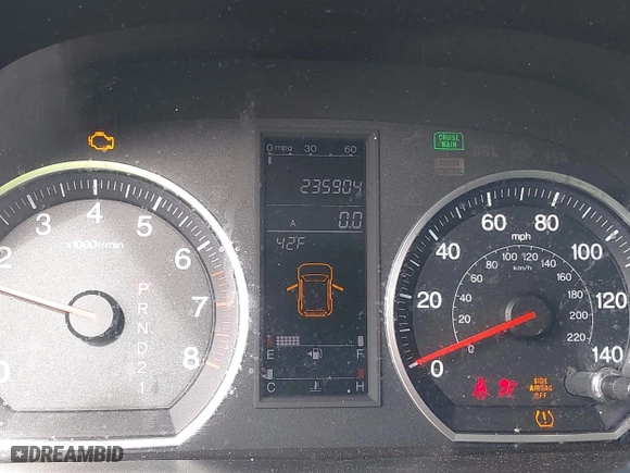 2007 Honda CR-V EX with VIN JHLRE48557C050419, listed as a IAAI auction lot 41846285 with 235,904 mi miles. Bid and sale history available at carsss.com. Image 7.