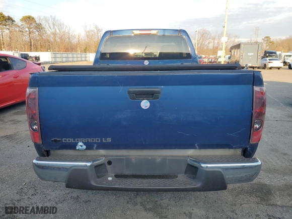 2005 Chevrolet Colorado Z85 with VIN 1GCCS148858189213, listed as a Copart auction lot 45944855 with 122,475 mi miles and Clean Title. Bid and sale history available at carsss.com. Image 6.