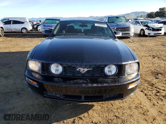2006 Ford Mustang GT Deluxe with VIN 1ZVHT82H765176578, listed as a Copart auction lot 51694475 with 90,761 mi miles and Salvage Title. Bid and sale history available at carsss.com. Image 5.