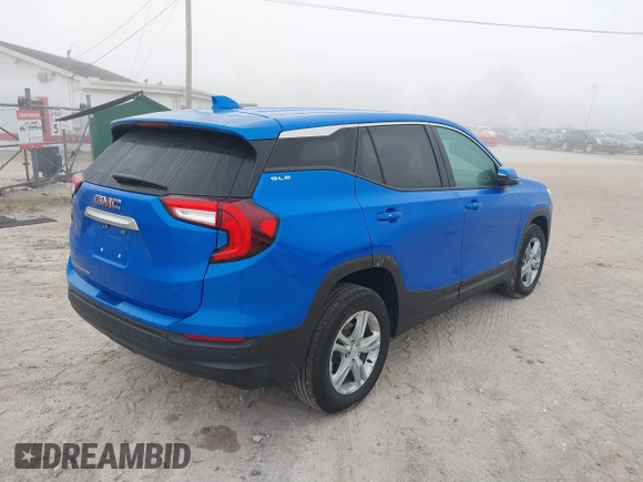2024 GMC Terrain SLE with VIN 3GKALMEG5RL183540, listed as a IAAI auction lot 41499548 with 23,618 mi miles and . Bid and sale history available at DreamBid. Image 4.