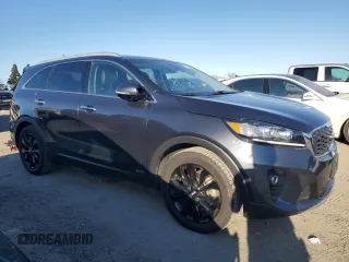 2020 Kia Sorento EX with VIN 5XYPHDA50LG708630, listed as a Copart auction lot 46624025 with 47,993 mi miles and Salvage Title. Bid and sale history available at DreamBid. Image 4.