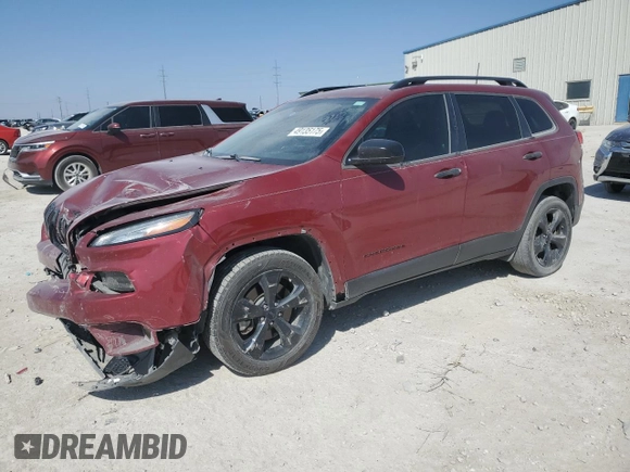 2017 Jeep Cherokee Sport with VIN 1C4PJLAB6HW669413, listed as a Copart auction lot 49135175 with 92,534 mi miles and Salvage Title. Bid and sale history available at carsss.com. Image 1.