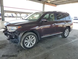 2013 Toyota Highlander Hybrid Limited with VIN JTEDC3EH9D2018432, listed as a Copart auction lot 53140295 with 106,817 mi miles and Salvage Title. Bid and sale history available at carsss.com. Image 1.