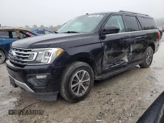2019 Ford Expedition Max XLT with VIN 1FMJK1JT7KEA50540, listed as a Copart auction lot 60730395 with 104,472 mi miles and Salvage title. Bid and sale history available at DreamBid. Image 1.