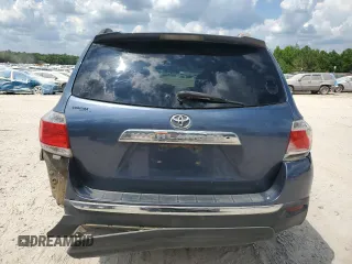 2013 Toyota Highlander with VIN 5TDZA3EH7DS041247, listed as a Copart auction lot 54598755 with 143,619 mi miles and Salvage Title. Bid and sale history available at DreamBid. Image 6.