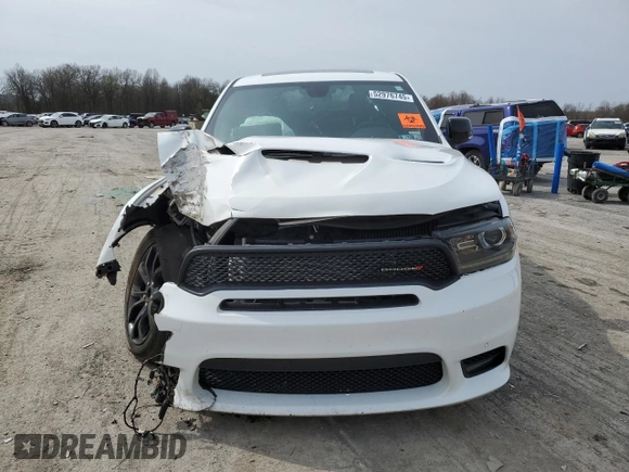 2019 Dodge Durango R/T with VIN 1C4SDJCT4KC617329, listed as a Copart auction lot 52976745 with 92,851 mi miles and Salvage title. Bid and sale history available at DreamBid. Image 5.