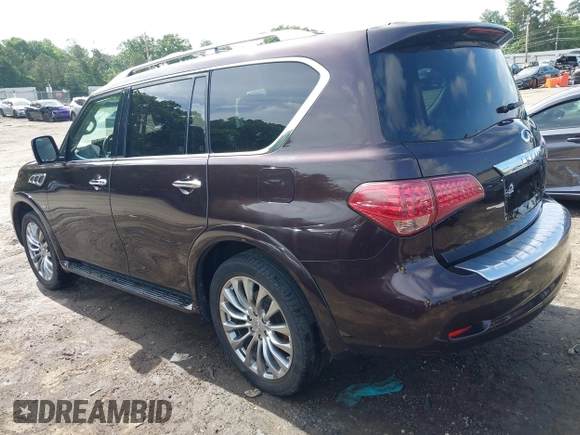 2016 Infiniti QX80 with VIN JN8AZ2ND8G9800914, listed as a IAAI auction lot 42204257 with 113,149 mi miles and . Bid and sale history available at DreamBid. Image 3.
