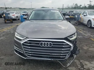 2019 Audi A8 with VIN WAU8DAF85KN001836, listed as a Copart auction lot 62670185 with 44,661 mi miles and Salvage title. Bid and sale history available at DreamBid. Image 5.