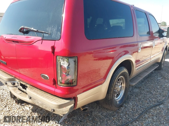 2002 Ford Excursion Limited z VIN 1FMNU42L62EB40225, wystawiony jako IAAI lot #42670777 z przebiegiem 231 351 mil mil oraz . Historia ofert i sprzedaży dostępna na DreamBid. Obrazek 4.