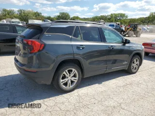 2018 GMC Terrain SLE z VIN 3GKALTEV6JL355491, wystawiony jako Copart lot #72639404 z przebiegiem 158 642 mil mil oraz Szkody całkowita. Historia ofert i sprzedaży dostępna na DreamBid. Obrazek 3.