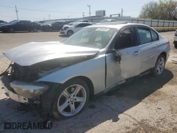 2014 BMW 3 Series 320i xDrive with VIN WBA3C3G58ENS70849, listed as a Copart auction lot 52045365 with 0 mi miles and Salvage Title. Bid and sale history available at carsss.com. Image 1.