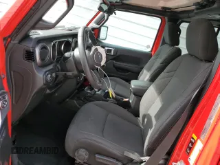 2023 Jeep Wrangler Sport S with VIN 1C4HJXDN5PW687059, listed as a Copart auction lot 56291725 with 23,611 mi miles and Non repairable. Bid and sale history available at DreamBid. Image 7.